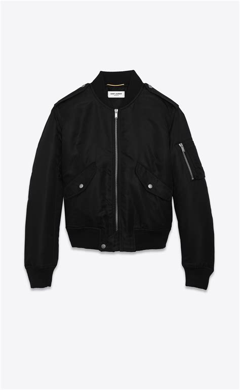 ysl spyder jacket|saint laurent bomber jacket.